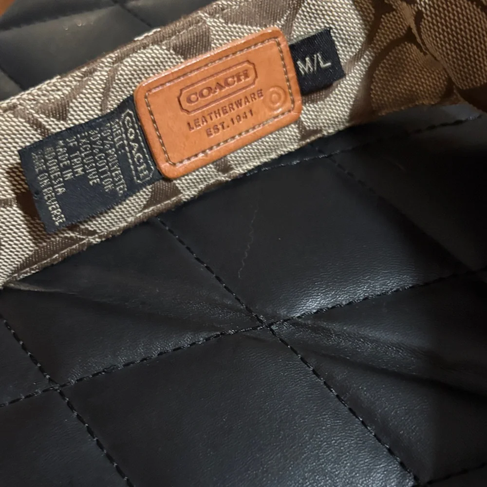 COACH Visor NWOT Size M/L - Picture 4 of 5